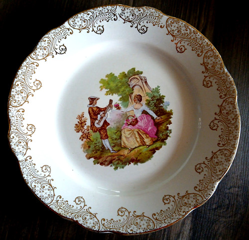 Assiette dessert fragonard - à,