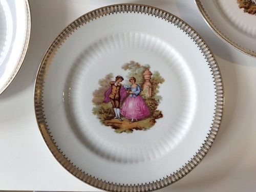 Lot 6 assiettes plates - lot,