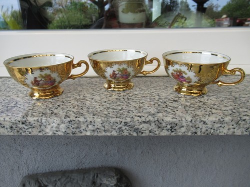 Tasses doré couple - tasses,