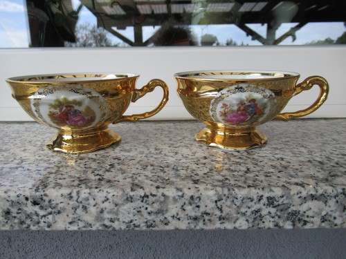 Tasses doré couple - tasses,