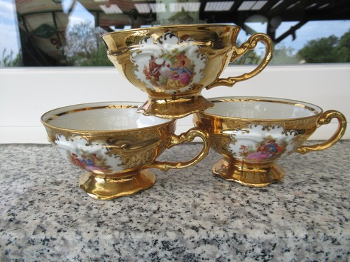 Tasses doré couple - tasses,