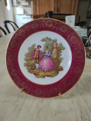 Assiette plate porcelaine - assiette,
