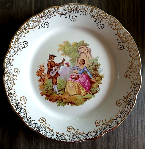 Assiette plate fragonard - assiette,