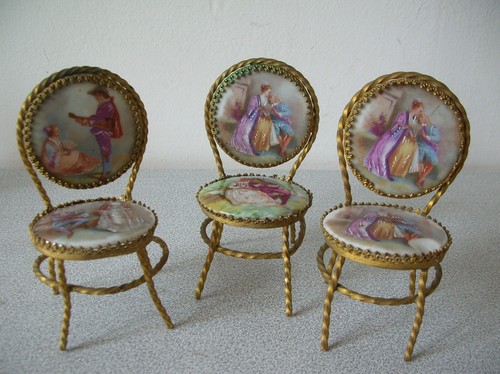 Lot anciennes chaises en - anciennes,